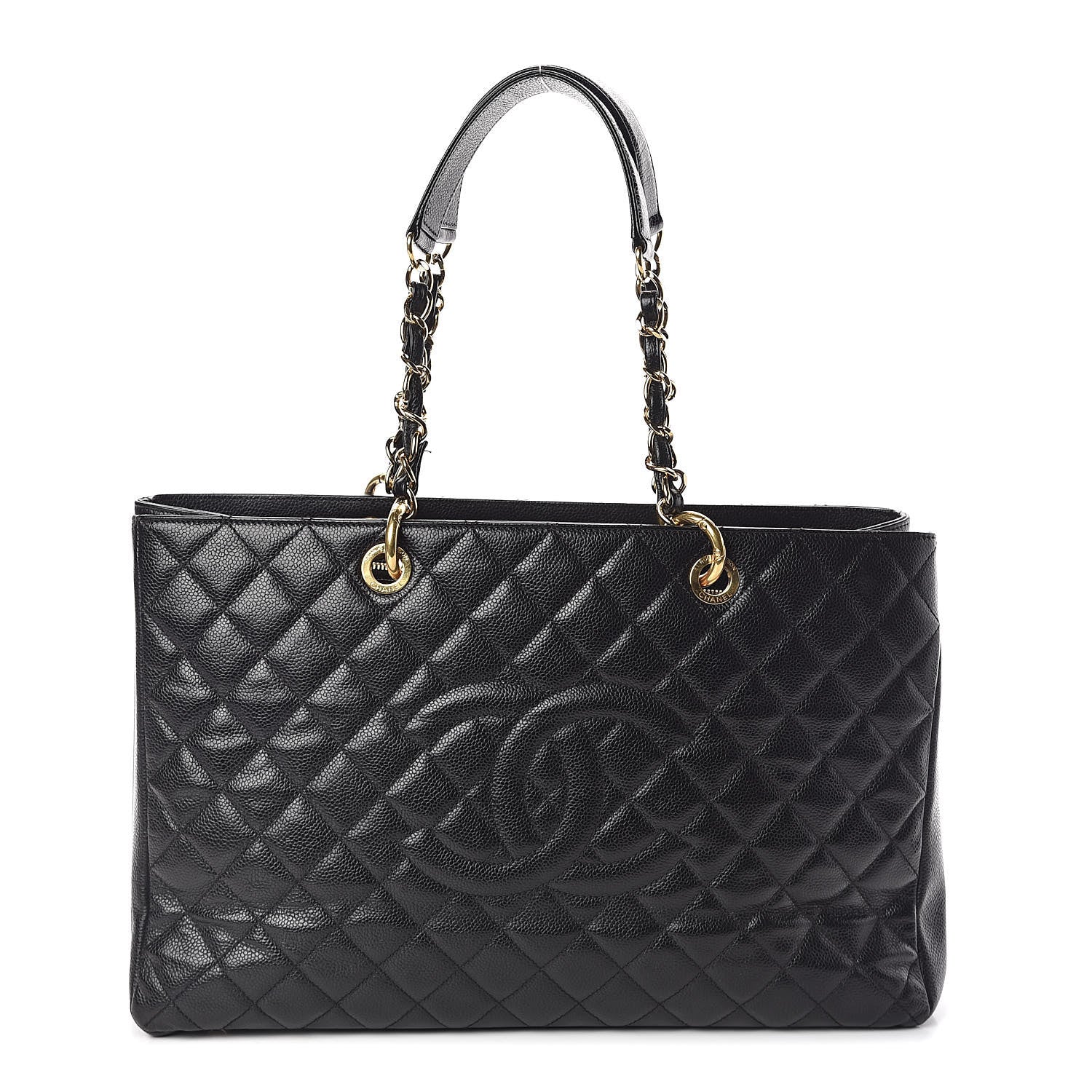 Chanel Caviar Quilted XL Grand Shopping Tote GST Black 1 of 10