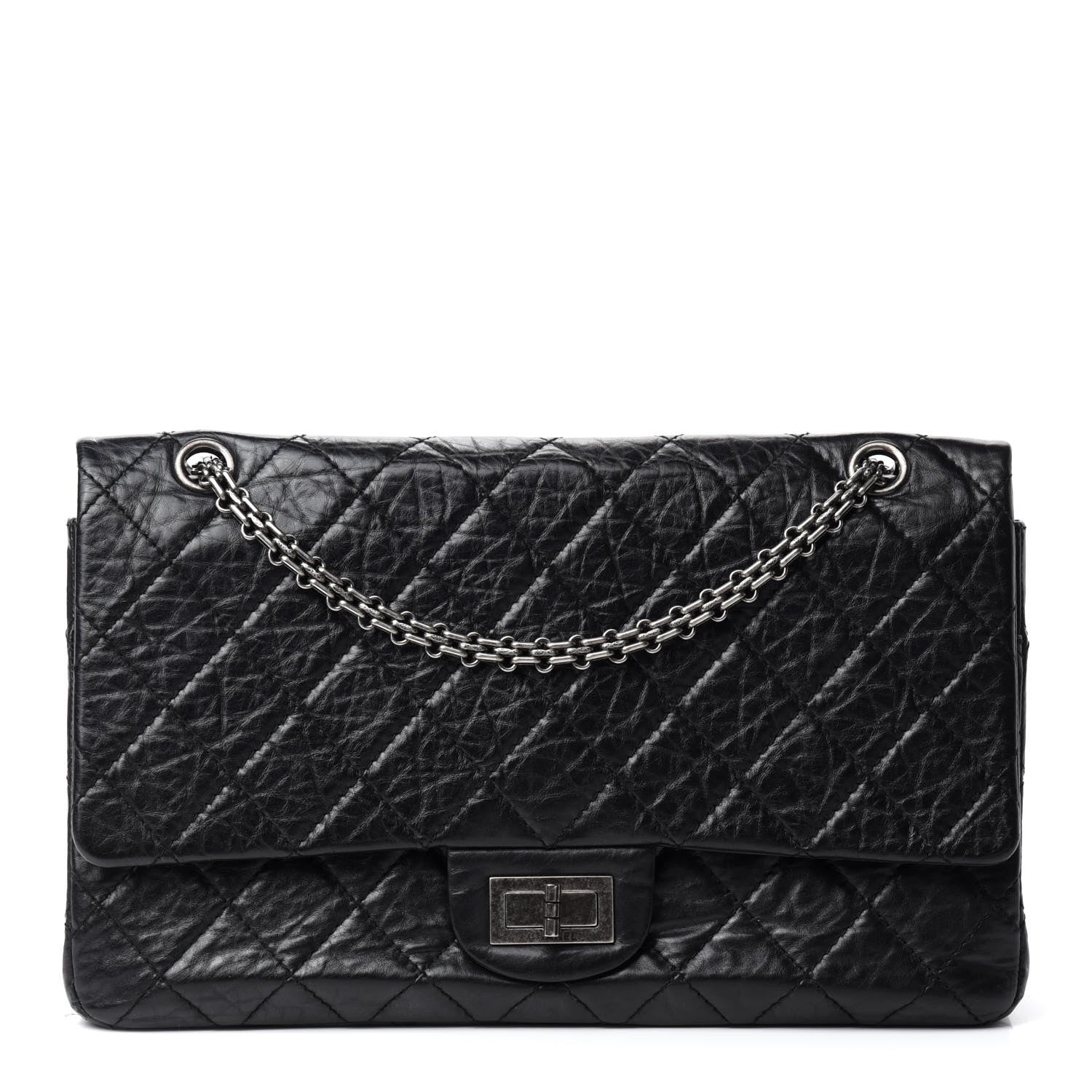Chanel Aged Calfskin Quilted 2.55 Reissue 227 Flap Black 1 of 15