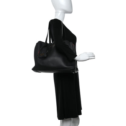 Marc Jacobs Pebbled Calfskin Editor Shopping Tote Black 2 of 8