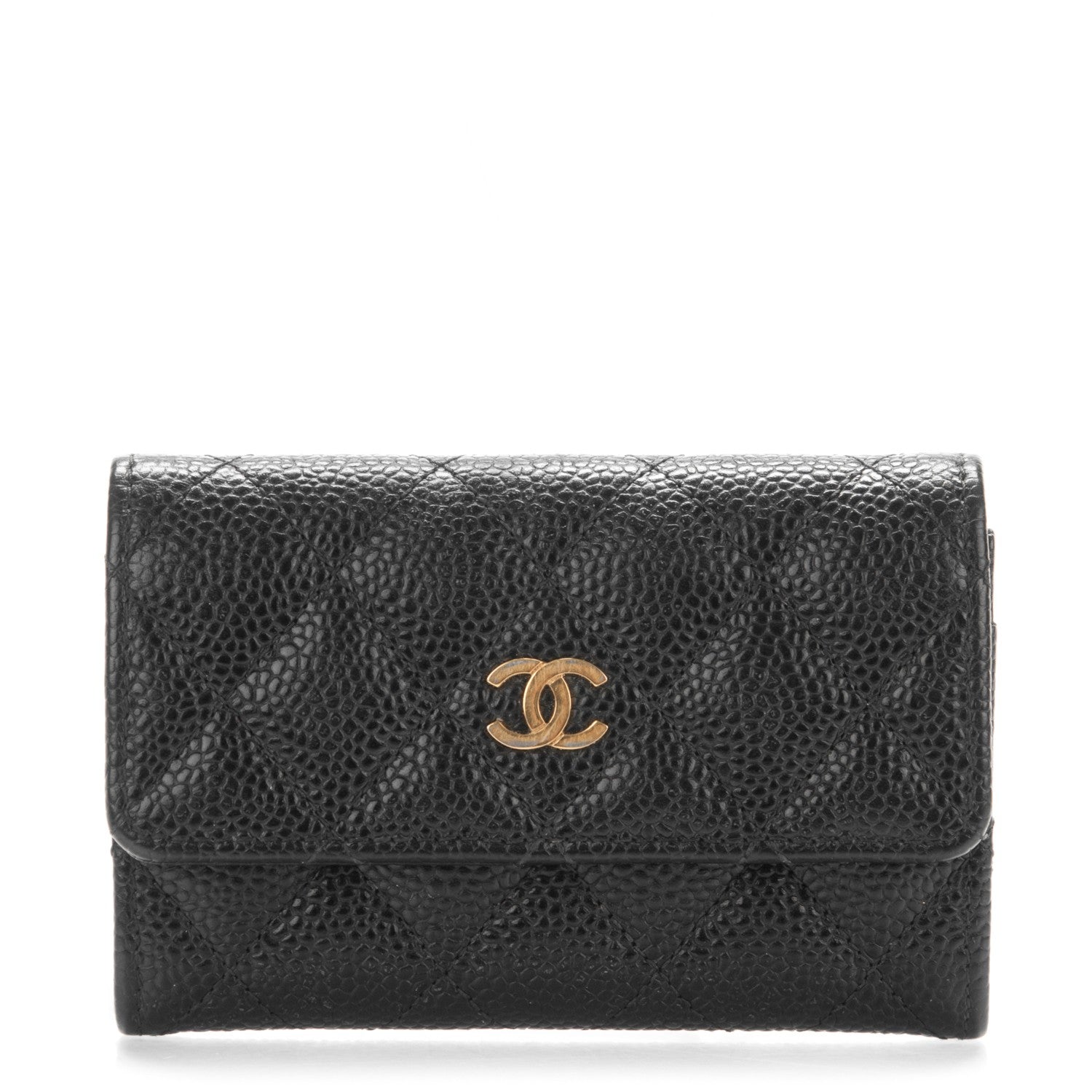 Chanel Caviar Quilted Card Holder Black 1 of 8