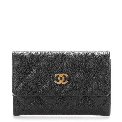 Chanel Caviar Quilted Card Holder Black 1 of 8