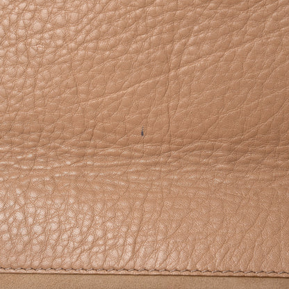 Gucci Pebbled Calfskin 1973 Clutch Beige 9 of 10