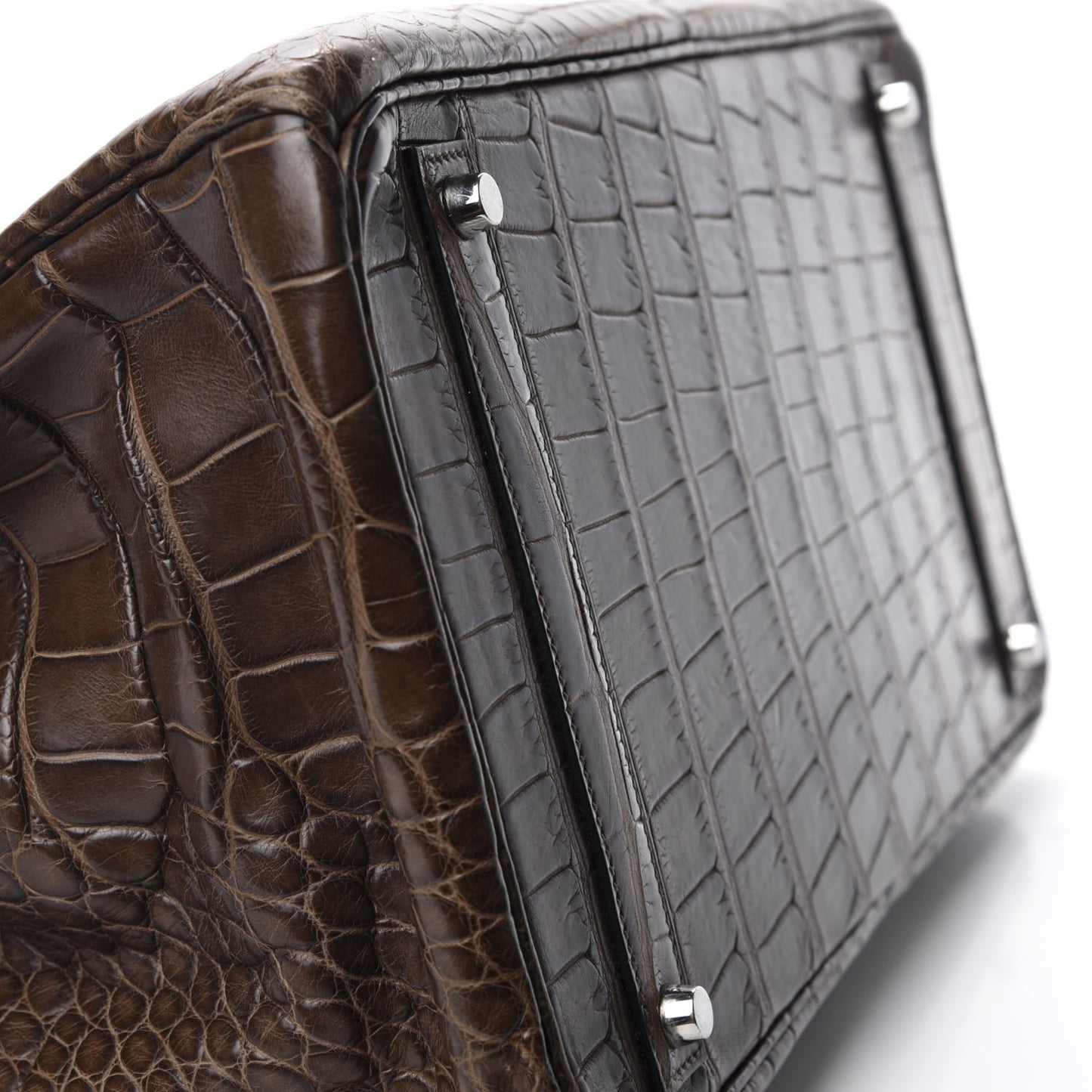 Matte Alligator Birkin 40 Chocolate
