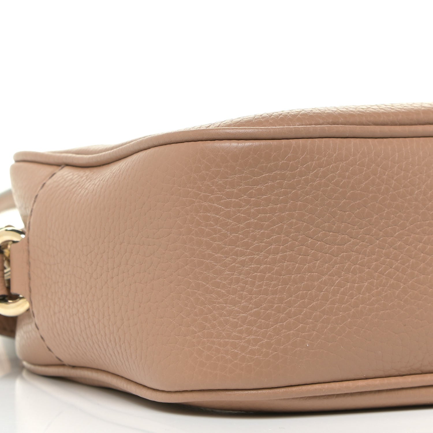 Gucci Pebbled Calfskin Small Soho Disco Bag Camelia 10 of 14