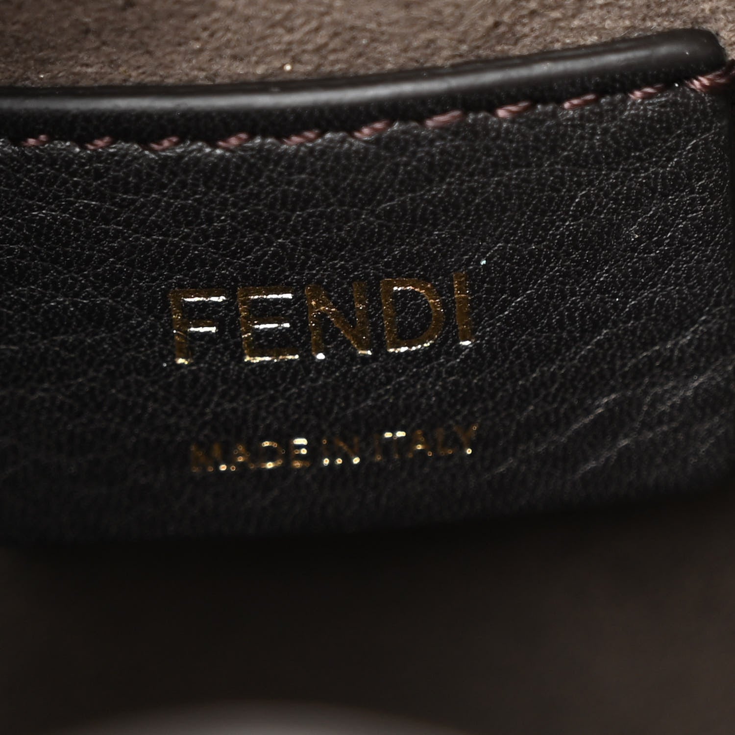 Fendi Vitello King F is Fendi Logo Embossed Mini Mon Tresor Bucket Bag White 6 of 13