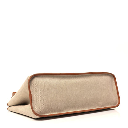 Hermes Toile Cabag Elan 39 Natural 3 of 6