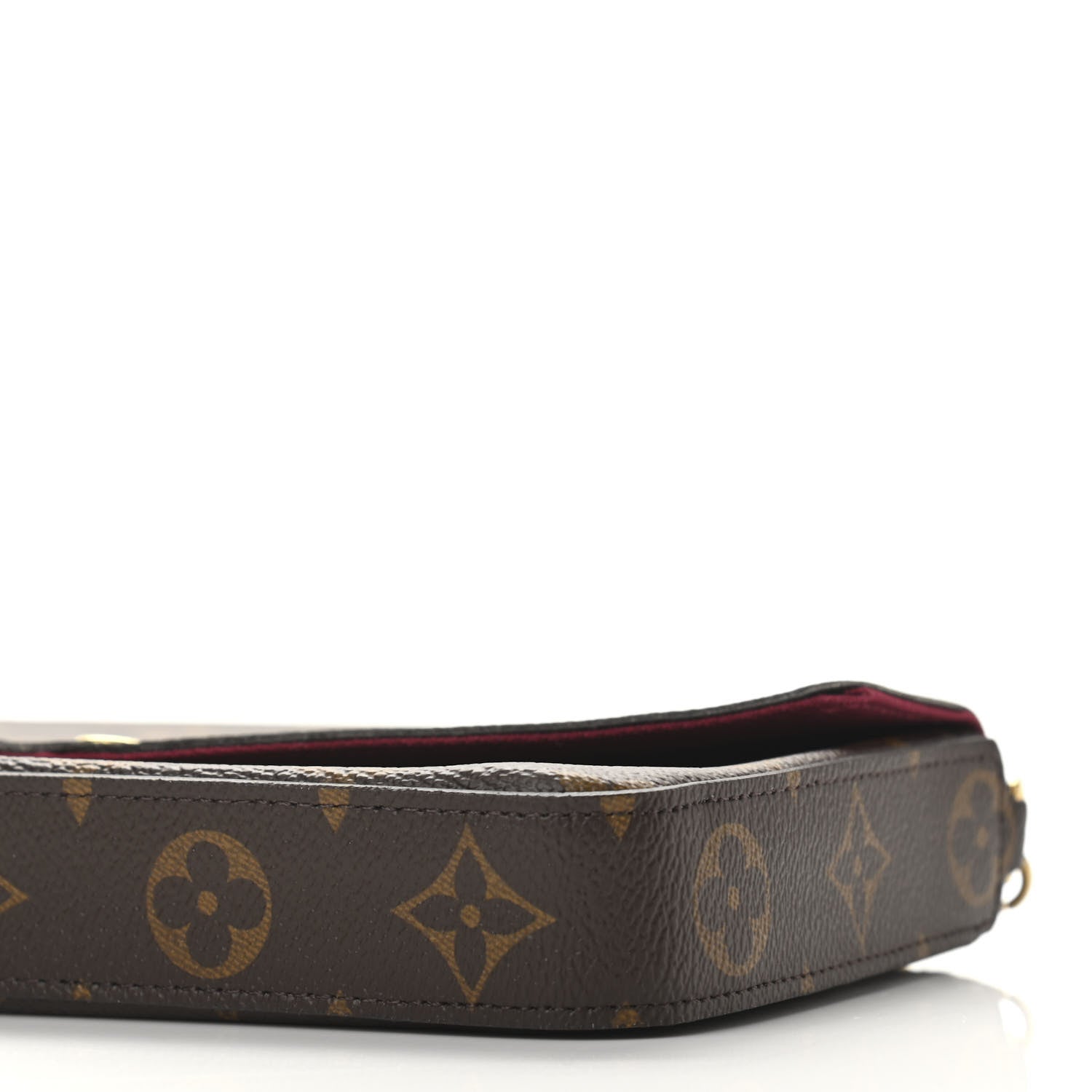 Louis Vuitton Monogram Pochette Felicie Chain Wallet Fuchsia 11 of 11