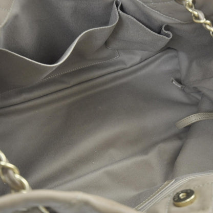 Chanel Leather Natural Beauty Tote Dark Beige 7 of 12