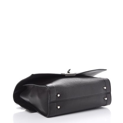 Givenchy Grained Calfskin Small Shark Lock Satchel Black 4 of 7