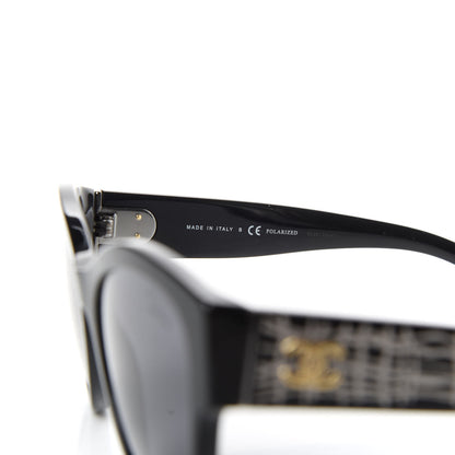 Chanel Acetate Polarized Pantos Sunglasses 5434 Black 5 of 8
