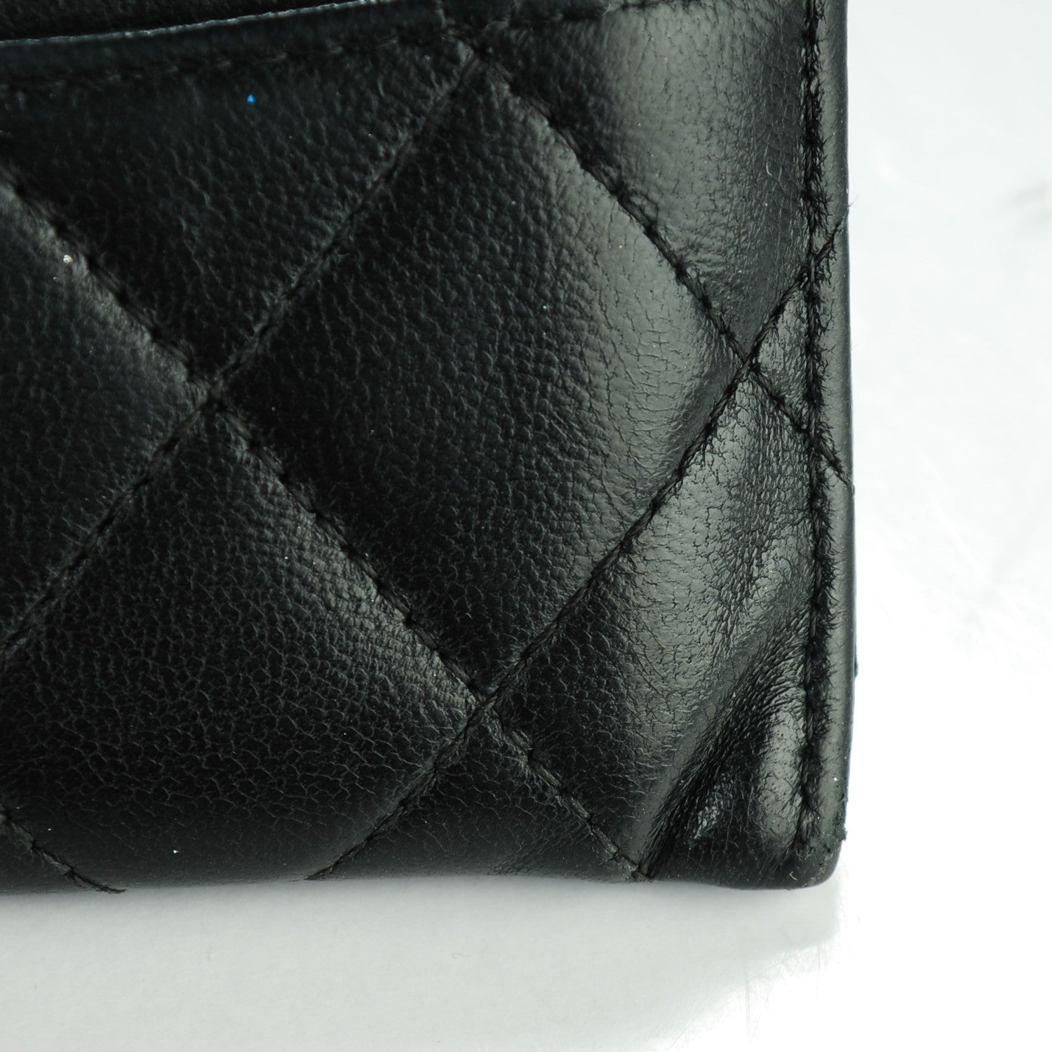 Chanel Lambskin Quilted Card Holder Black 10 of 11