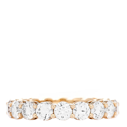 Tiffany 18K Yellow Gold Diamond 3.7mm Embrace Eternity Band Ring 49/5 1 of 5