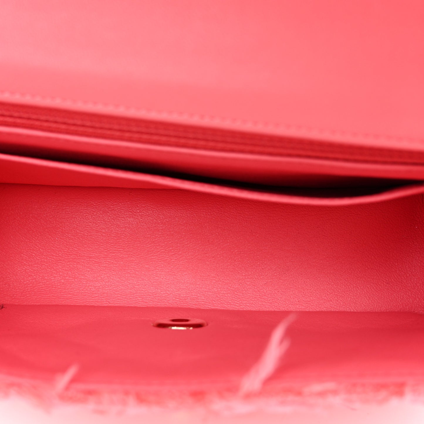 Tweed Quilted Mini Rectangular Flap Pink