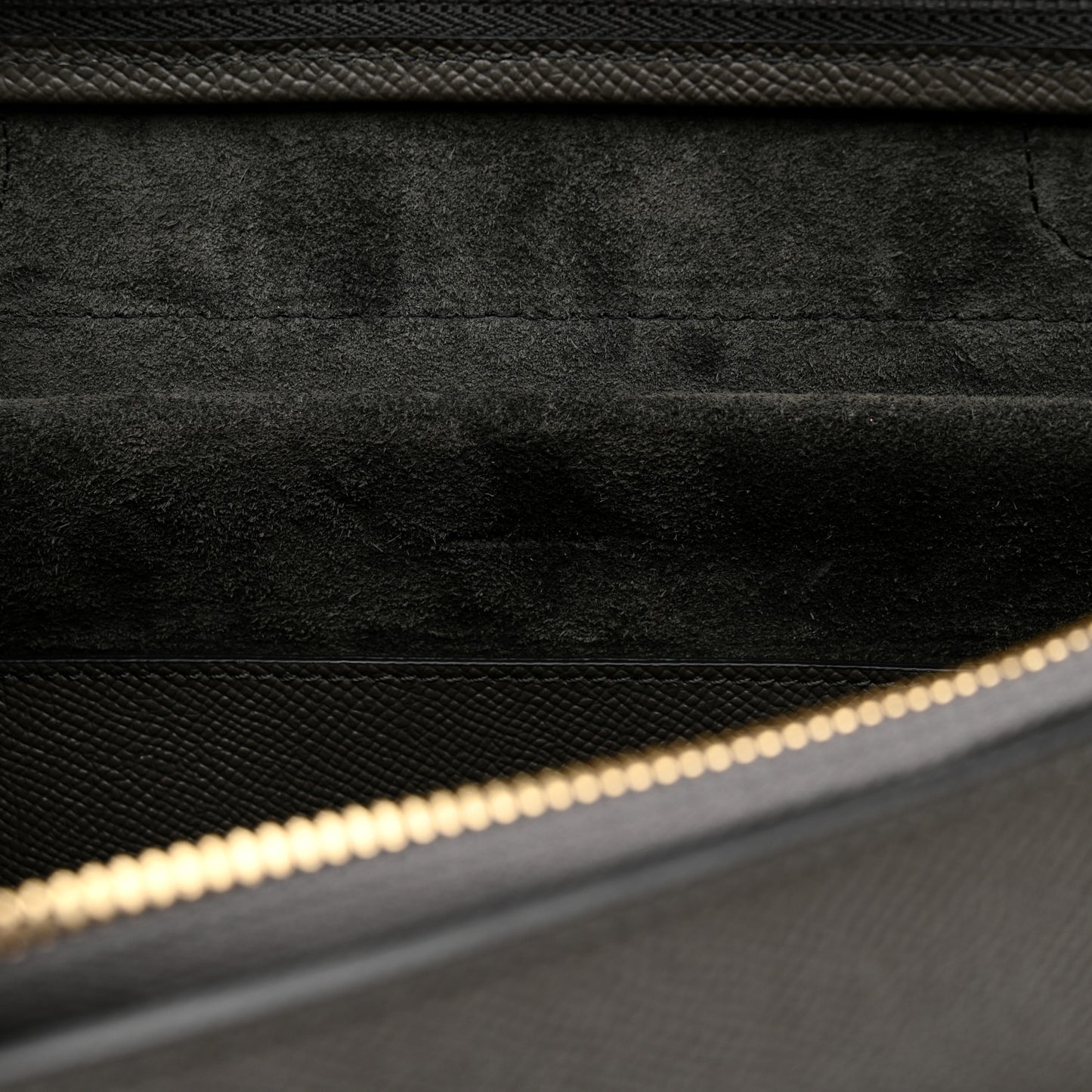 Grained Calfskin Micro Belt Bag Grey