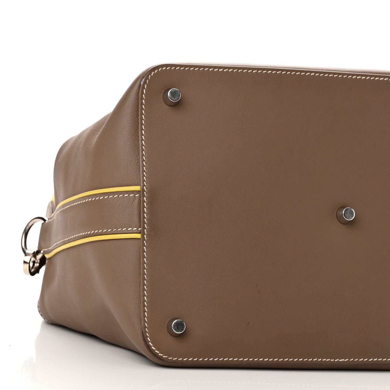Hermes Swift Verso Toolbox 26 Etoupe Lime 9 of 14