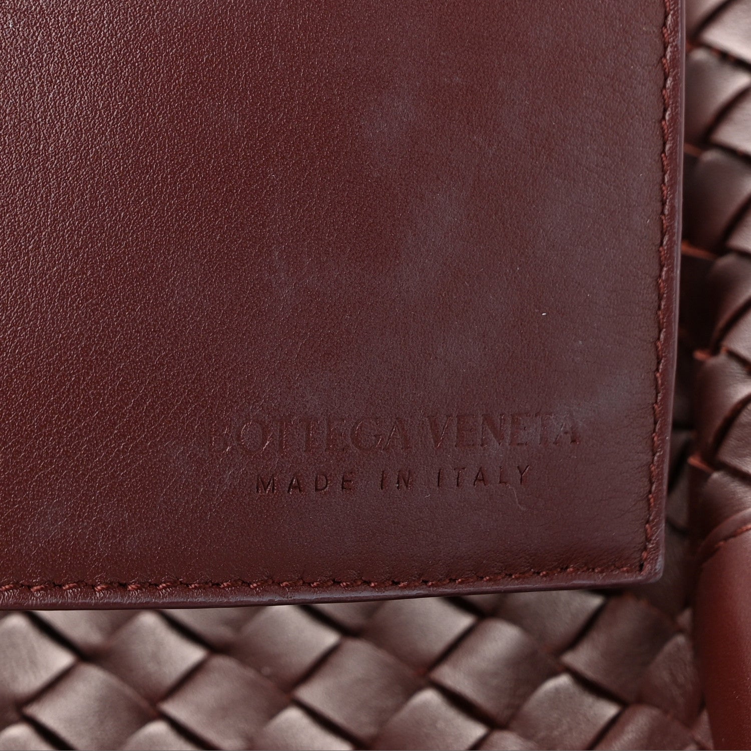 Bottega Veneta Calfskin Intrecciato Pinacoteca Reversible Tote Madder Brown Lunar 11 of 11