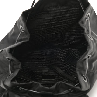 Prada Nylon New Vela Monochrome Studded Backpack Black 5 of 9