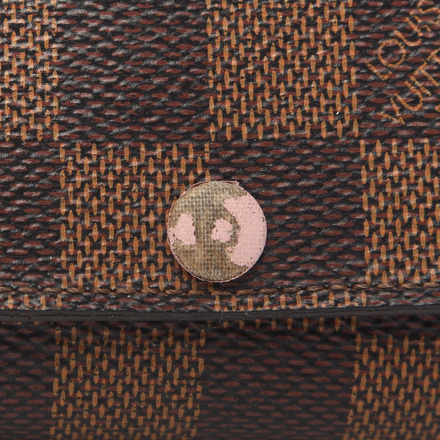 Damier Ebene Multicles 6 Key Holder Rose Ballerine