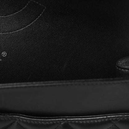 Chanel Lambskin Quilted Jumbo Double Flap So Black 8 of 26