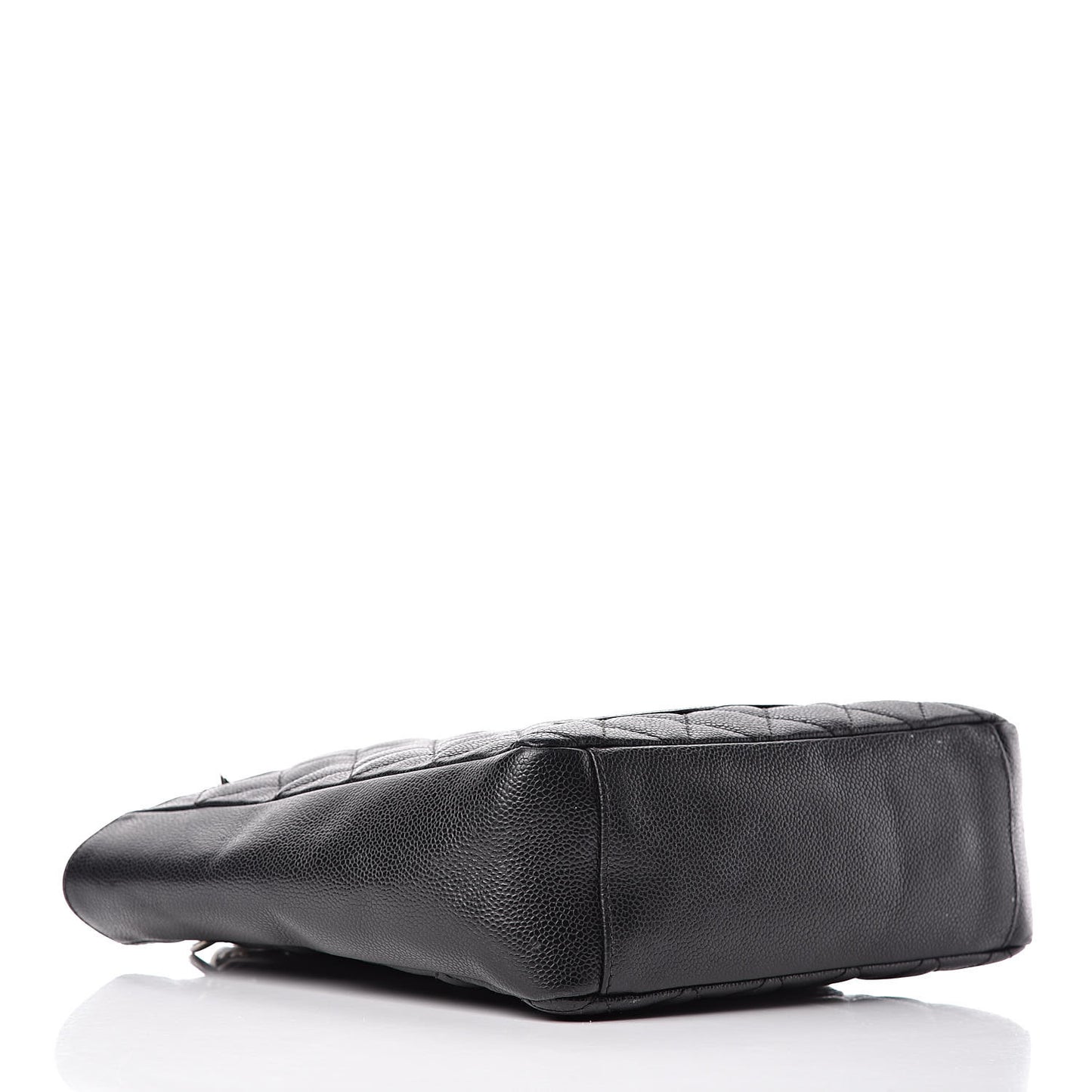 Caviar Quilted Petit Shopping Tote PST Black