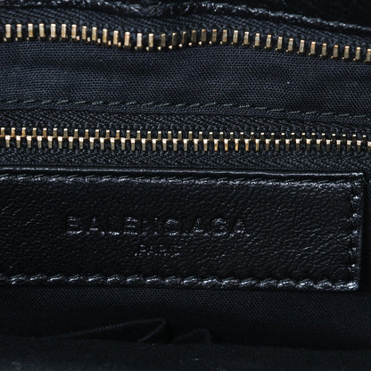Balenciaga Chevre Gold Metallic Edge Hardware City Black 6 of 6