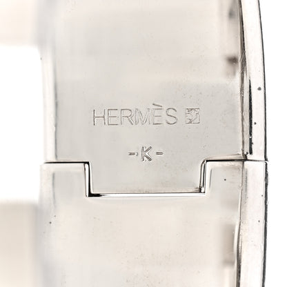 Hermes Enamel Wide Clic Clac H Bracelet GM Black 4 of 6