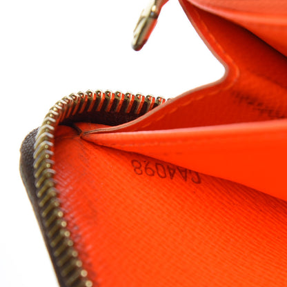 Louis Vuitton Monogram Graffiti Zippy Wallet Orange 7 of 13