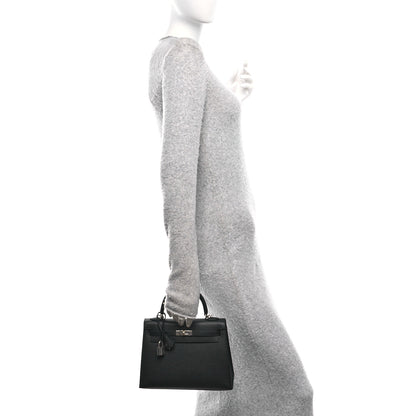 Hermes Epsom Kelly Sellier 25 Black 2 of 12