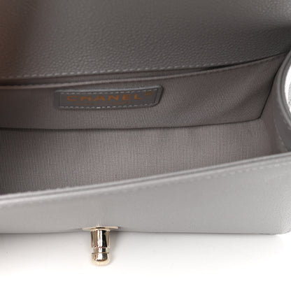 Chanel Caviar Quilted Small Boy Flap Grey 4 of 4