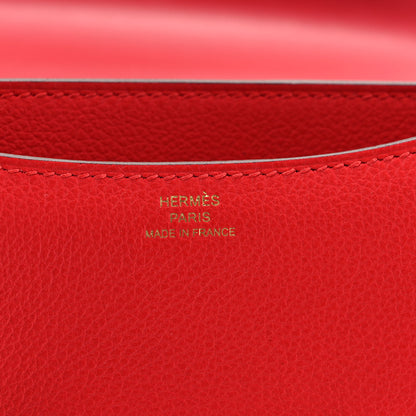 Hermes Evercolor Constance 18 Rouge Casaque 5 of 8
