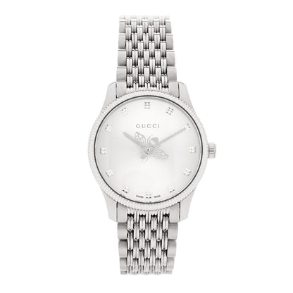 Gucci Stainless Steel 29mm G-Timeless Bee Quartz Watch 1 of 5
