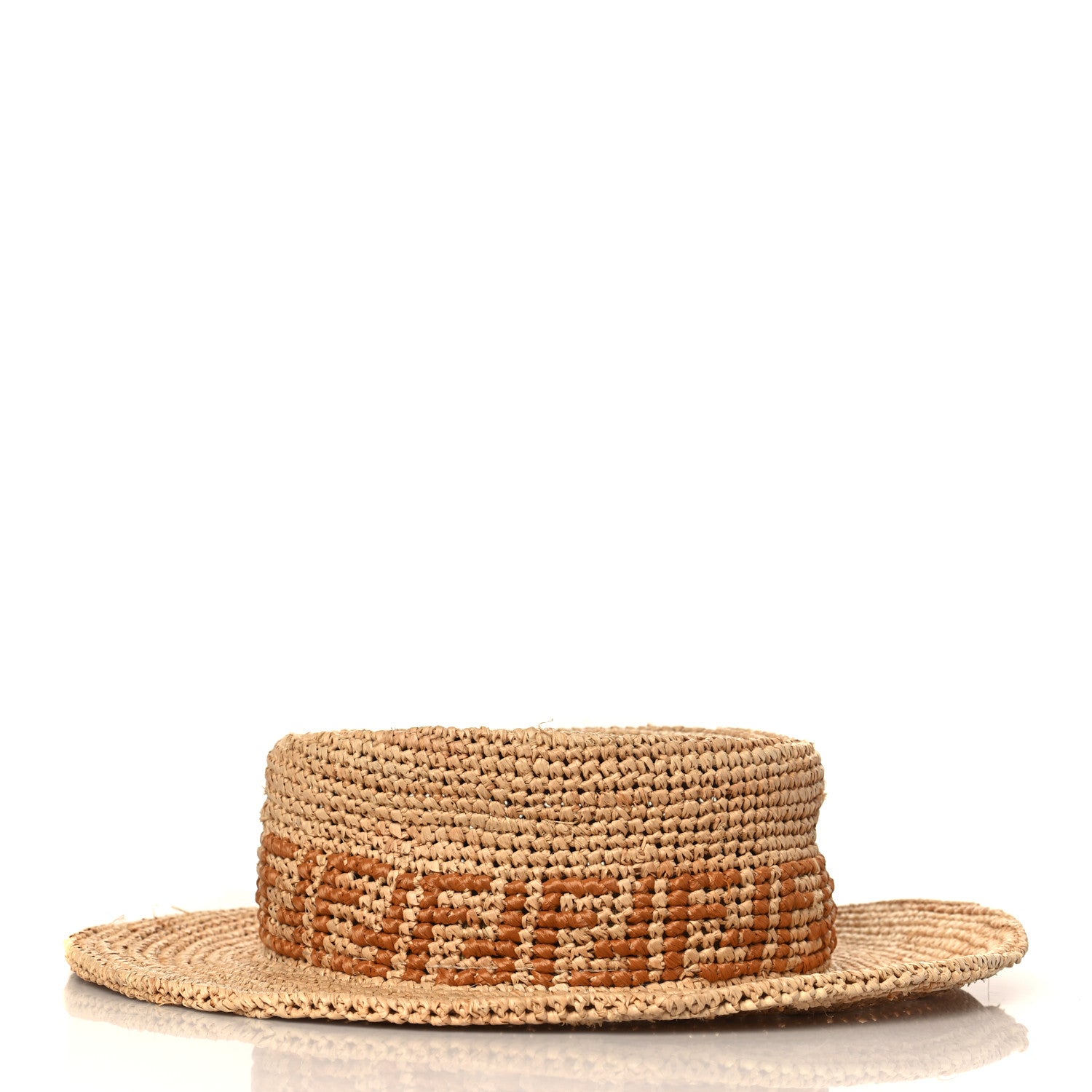 Fendi Raffia FF Mens Bucket Hat 5 of 9