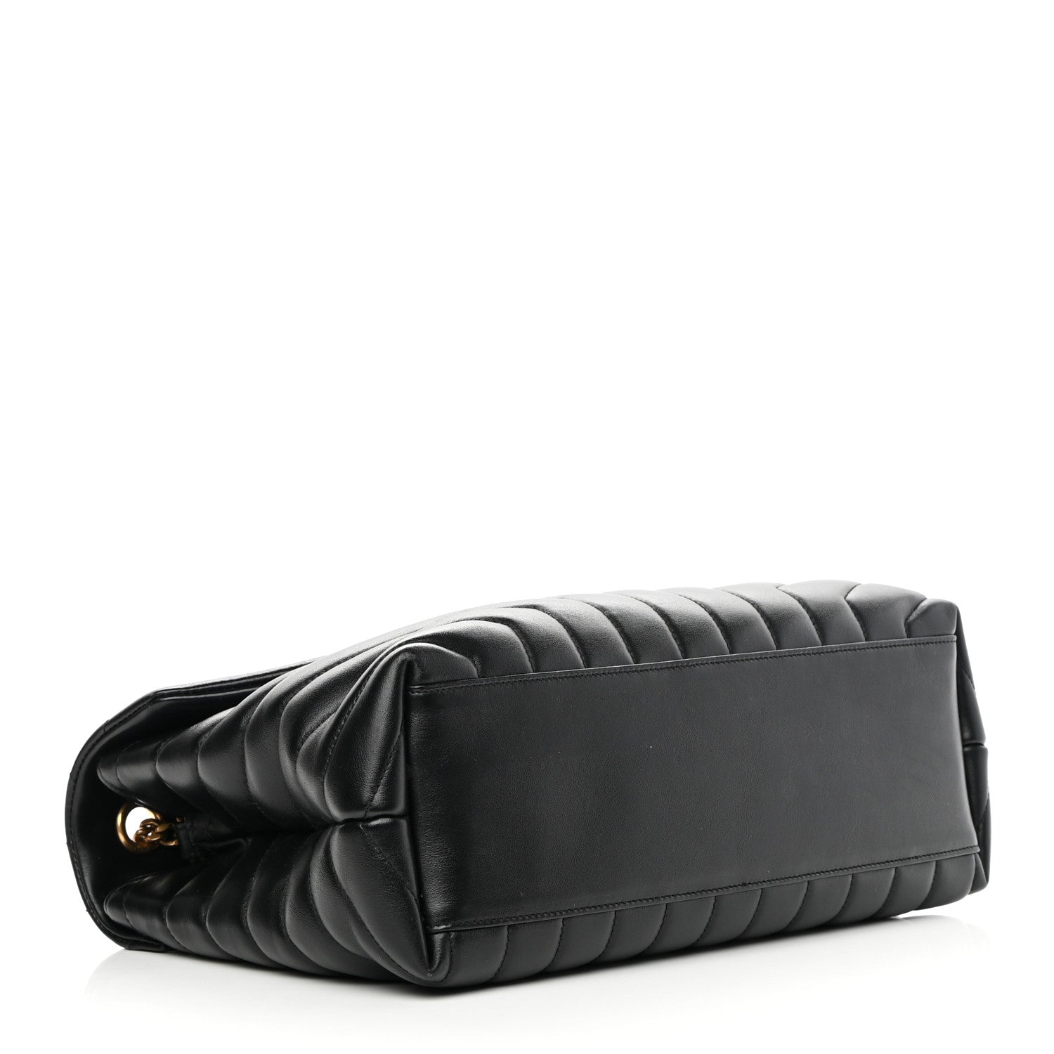 Saint Laurent Calfskin Y Quilted Monogram Medium Loulou Chain Satchel Black 4 of 11