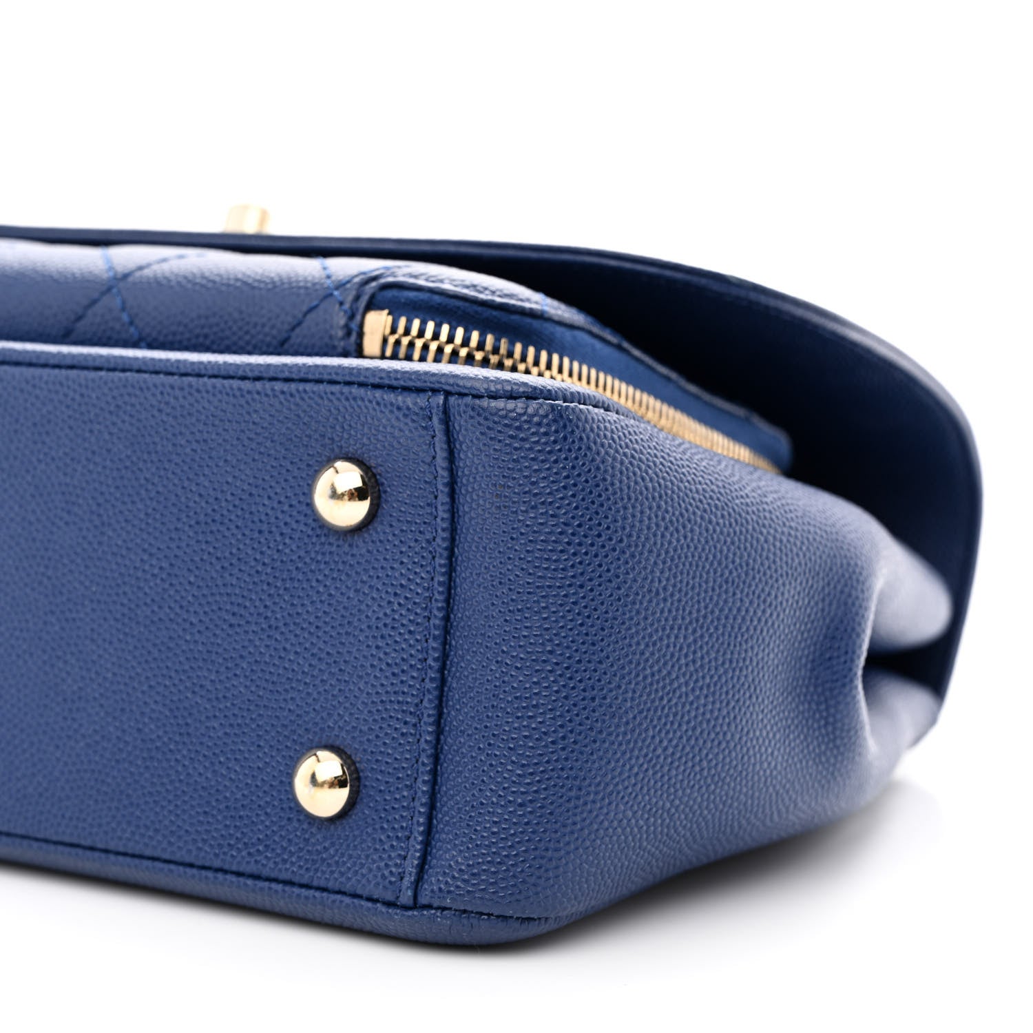 Chanel Caviar Quilted Medium Business Affinity Flap Dark Blue 9 of 9