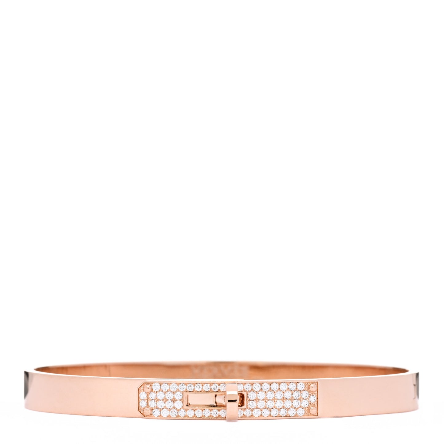 18K Rose Gold Diamond PM Kelly Pave Bracelet SH