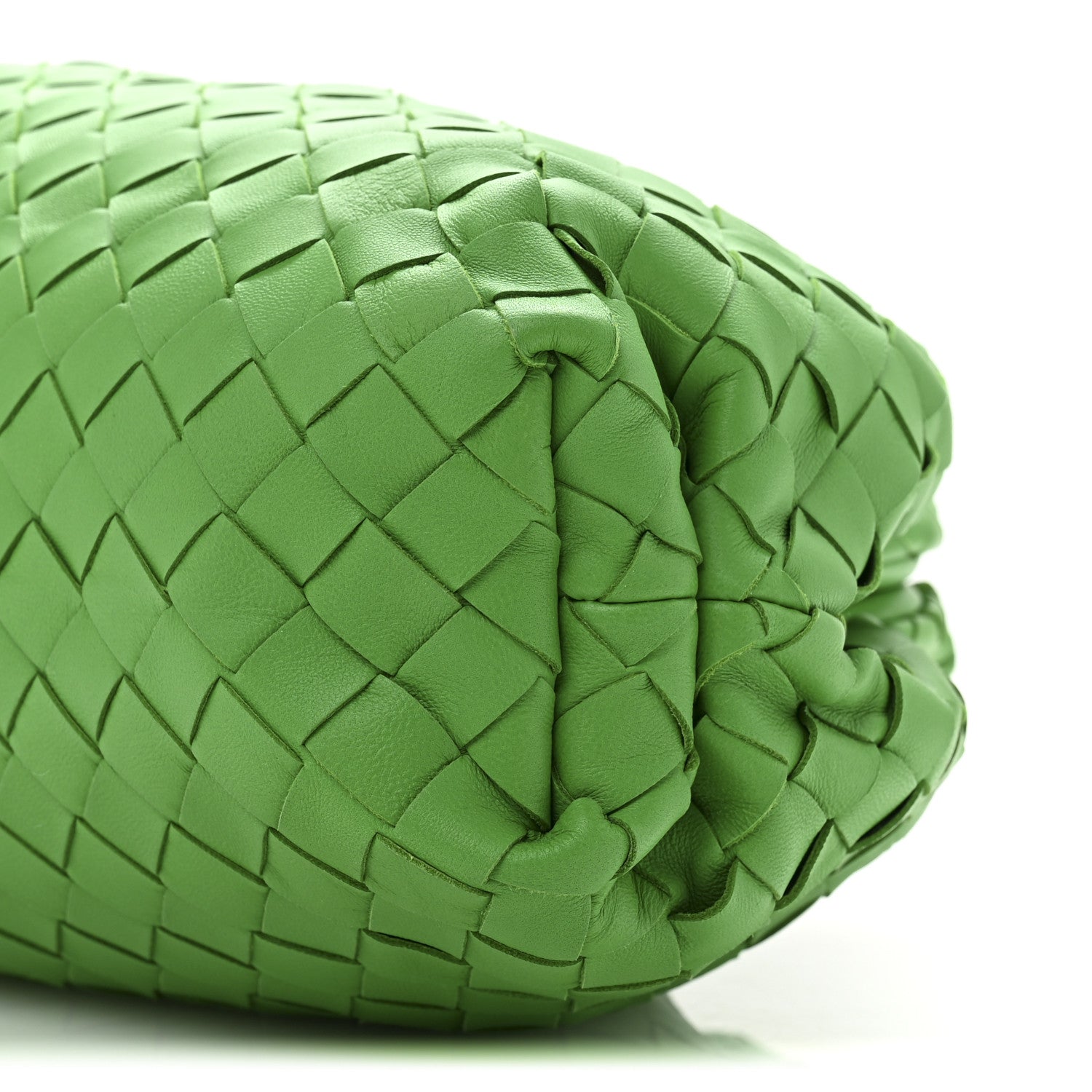 Bottega Veneta Nappa Maxi Intrecciato The Pouch Oversized Clutch Parakeet 10 of 11