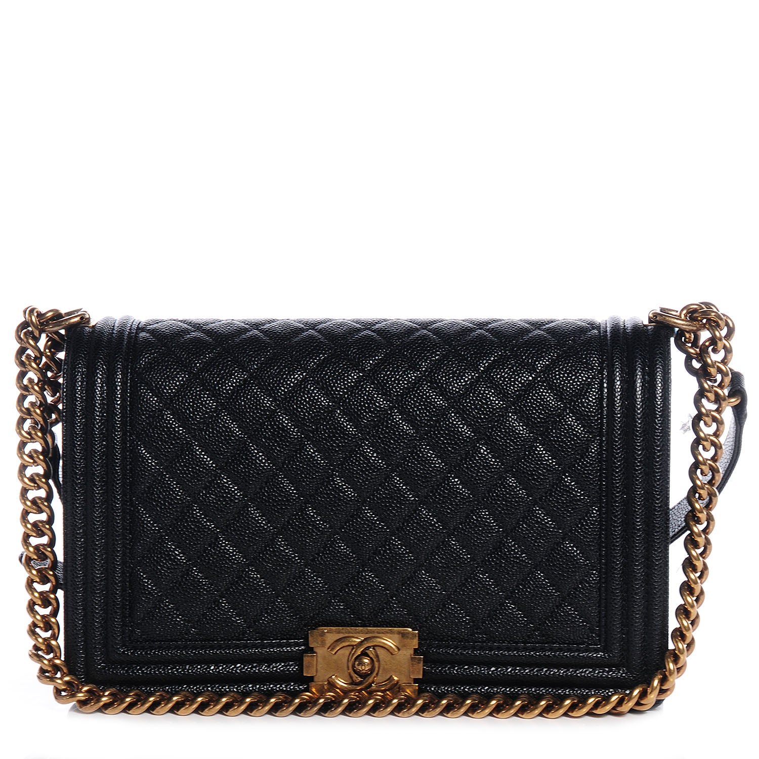 Chanel Caviar Medium Boy Flap Bag Black 1 of 9