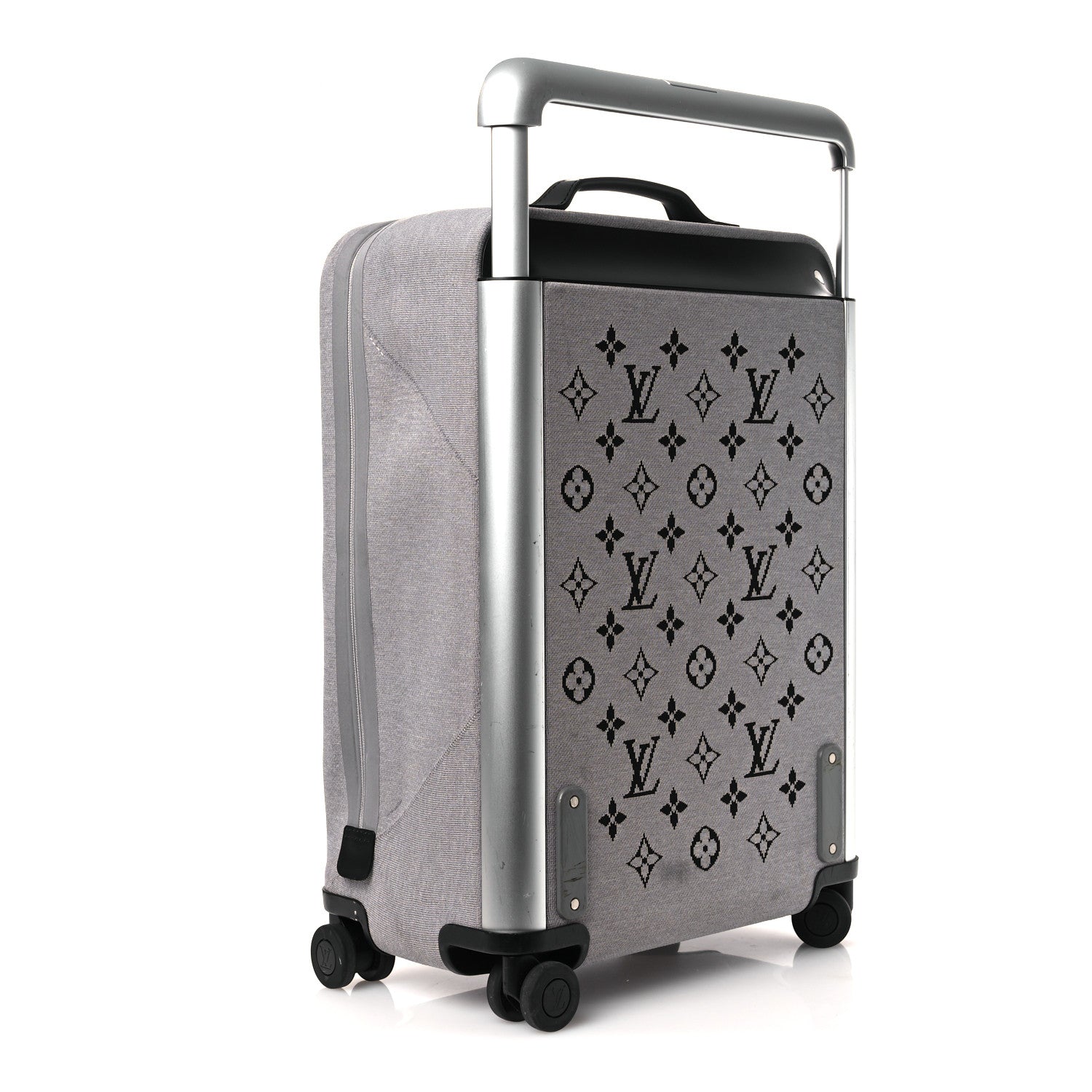 Louis Vuitton Knit Monogram Horizon Soft 55 Suitcase Grey 2 of 12