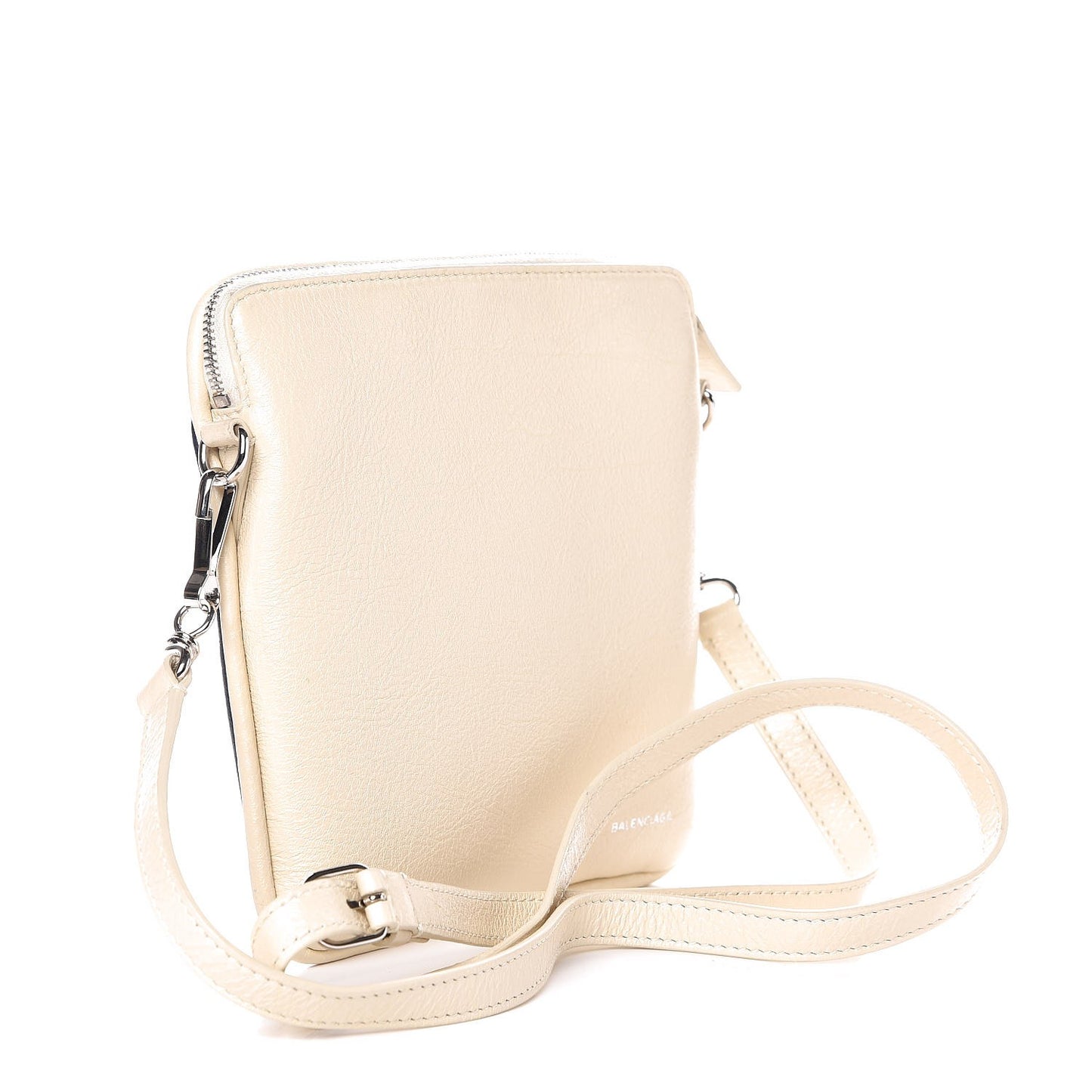 Agneau XS Cushion Square Crossbody Beige Night Bleu