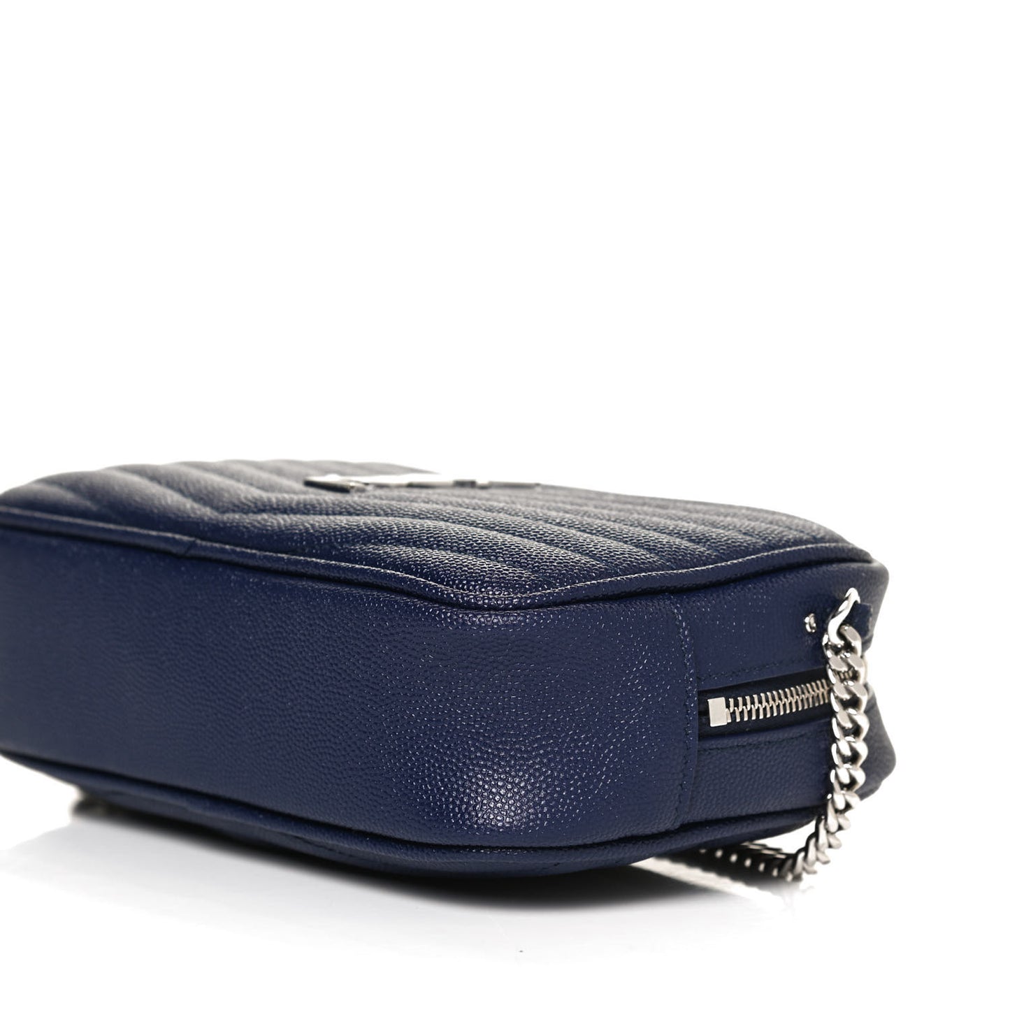 Grain De Poudre Matelasse Monogram Mini Lou Camera Bag Denim