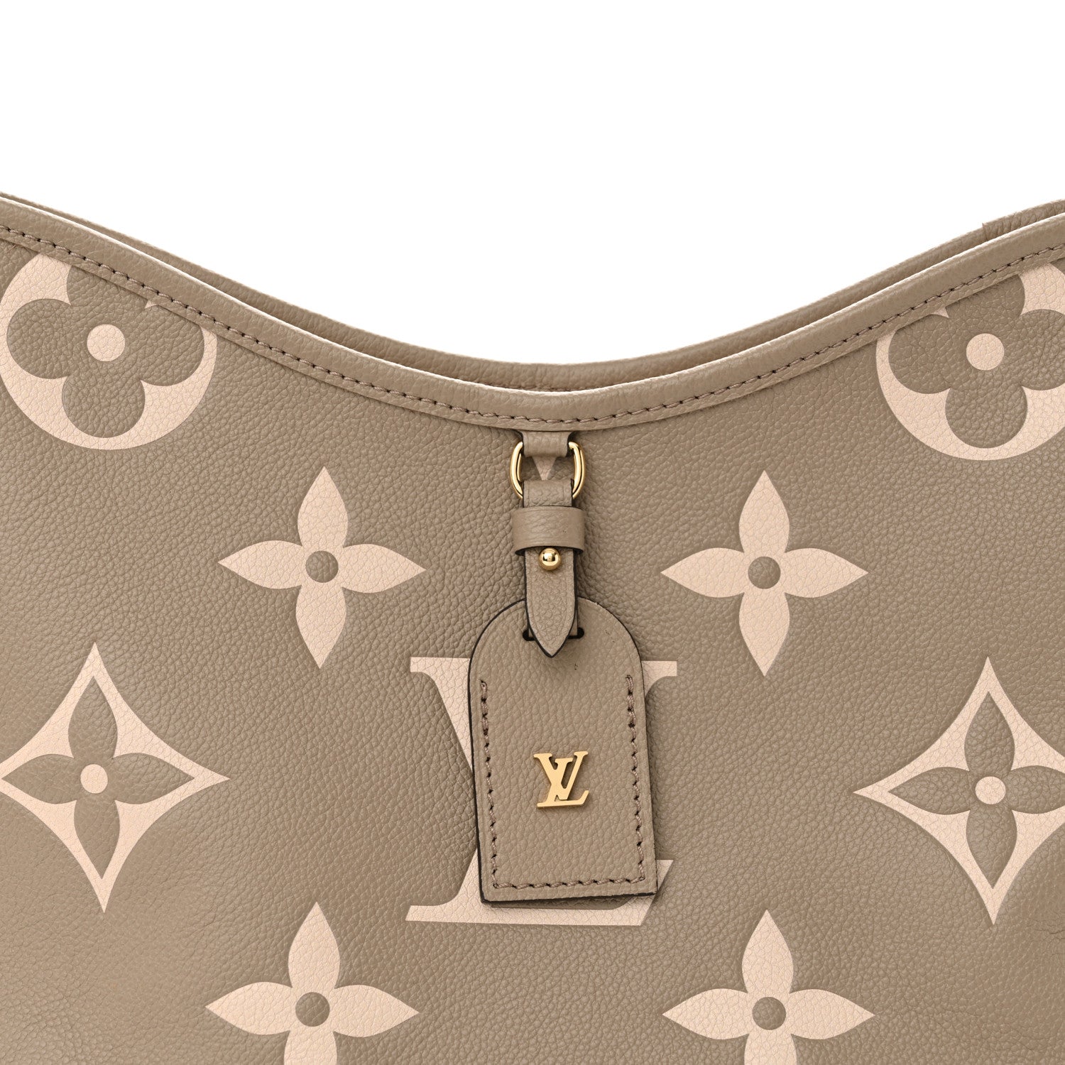 Louis Vuitton Empreinte Monogram Giant CarryAll PM Tourterelle Creme 8 of 11