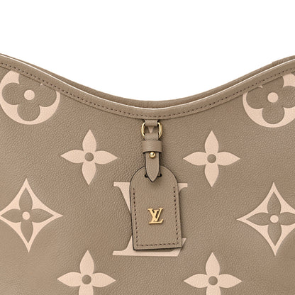 Louis Vuitton Empreinte Monogram Giant CarryAll PM Tourterelle Creme 8 of 11
