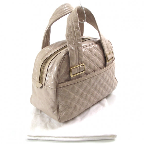 Marc Jacobs Patent Quilted Ursula Bowler Blush 3 of 10