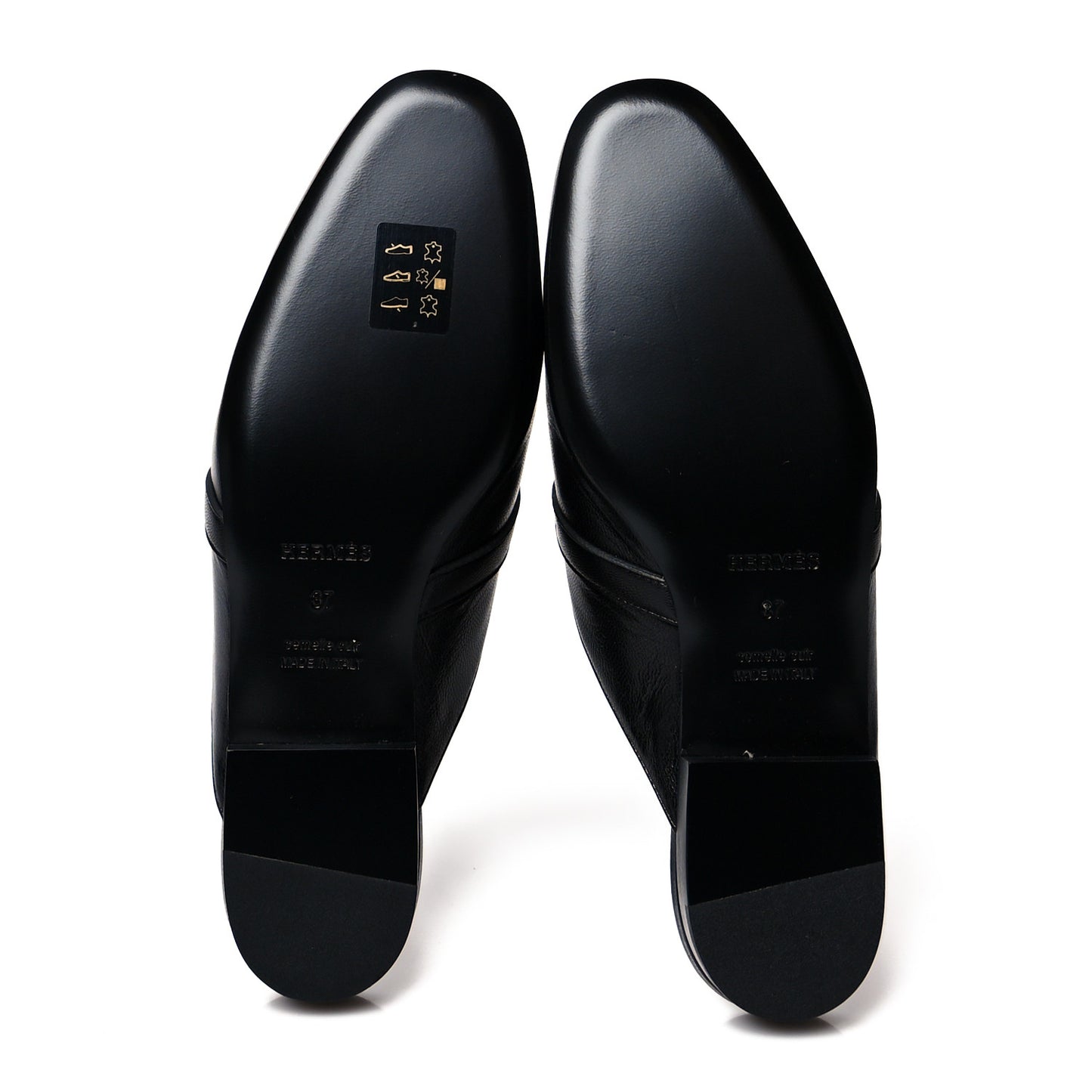 Goatskin Oz Mules 37 Black
