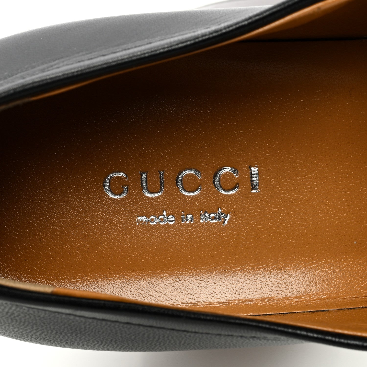 Gucci Malaga Kid Horsebit Platform Loafers 38 Black 7 of 8
