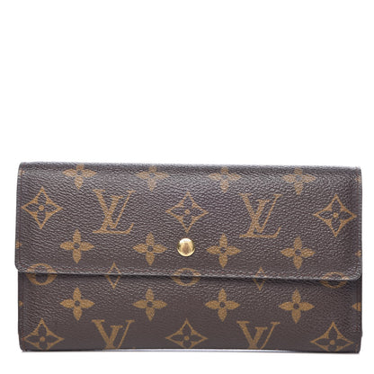 Louis Vuitton Monogram Porte Tresor International Wallet 1 of 9