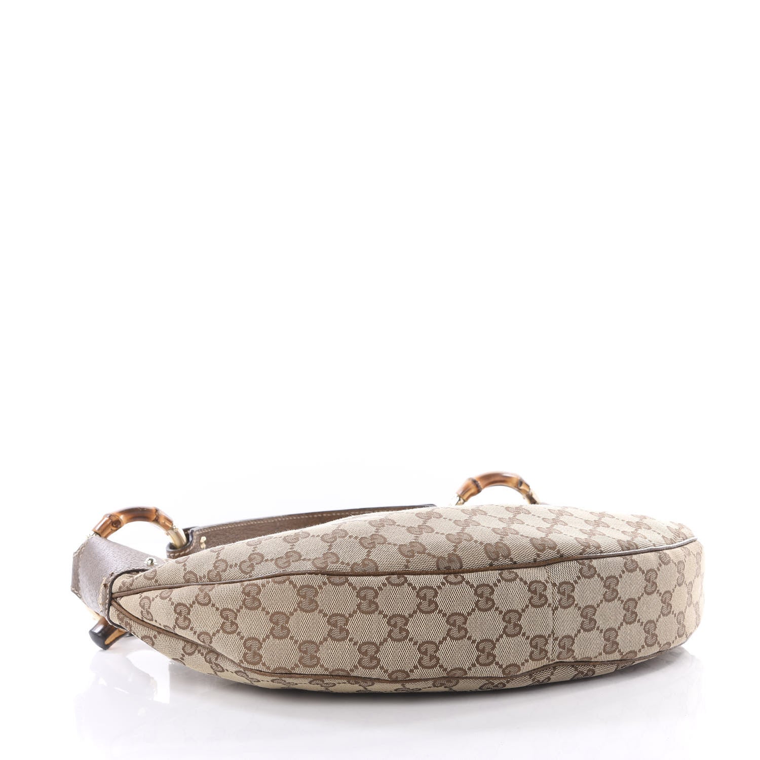 Gucci Monogram Bamboo Ring Hobo Brown 3 of 10