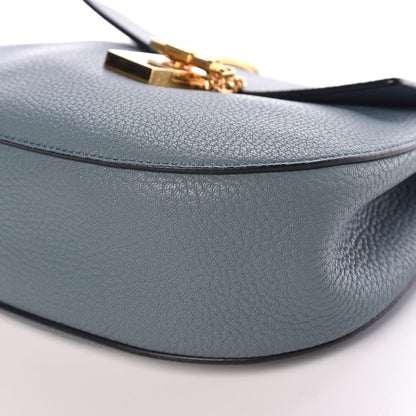 Chloe Grained Lambskin Drew Shoulder Bag Cloudy Blue 9 of 9