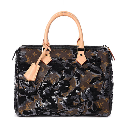 Louis Vuitton Monogram Fleur De Jais Sequins Speedy 30 1 of 8