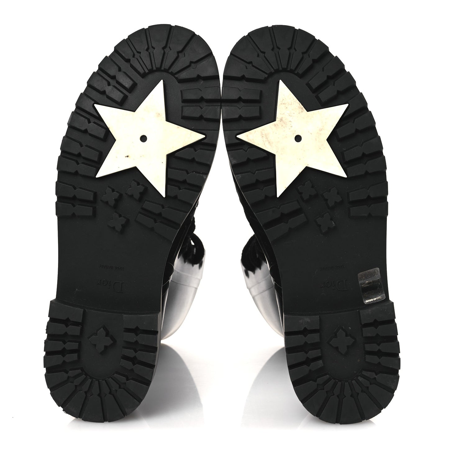 Rubber Diorcamp Low Boots 42 Black